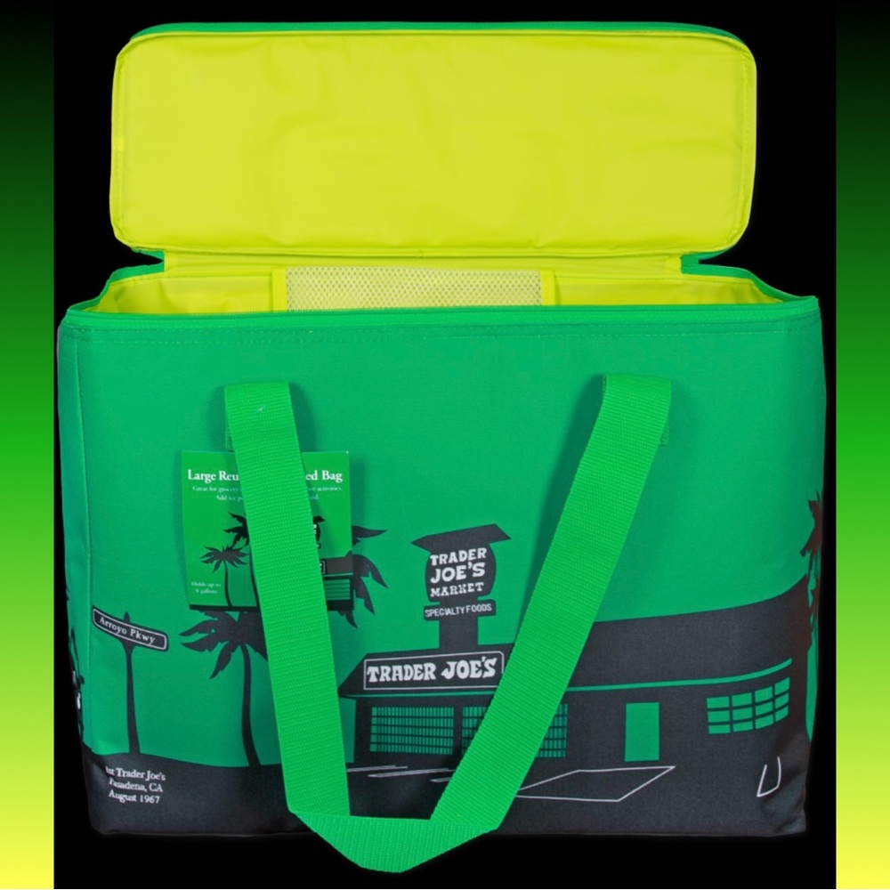 Sprightly Spring Green Trader Joe’s Emerald Insulated Reusable Bag